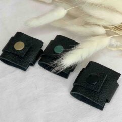 Attache-câbles en cuir